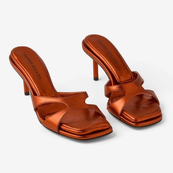 Tamara Mellon Futura Sandal Sz 37.5 EU / 7 US. Summer 2023 collection. Sold out. - Picture 2 of 9